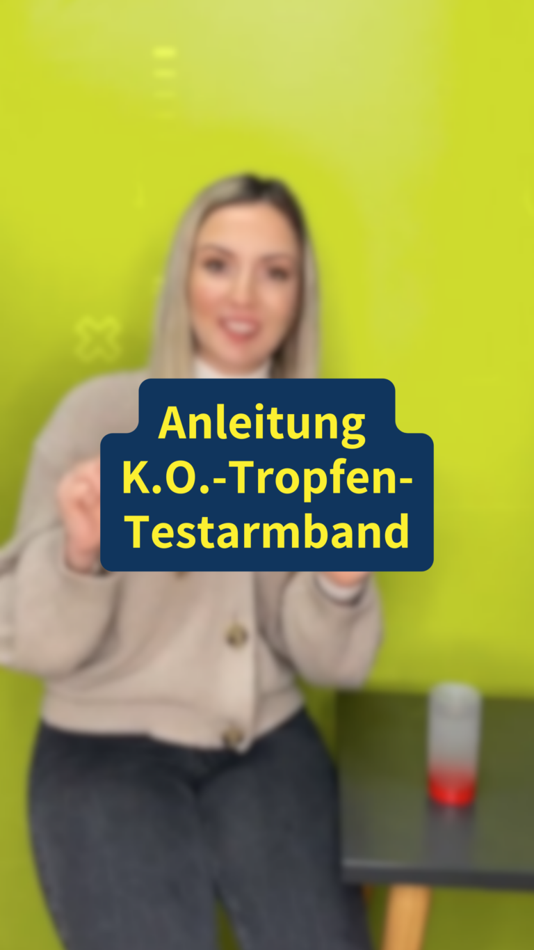Anleitung K.O.-Tropfen-Testarmband